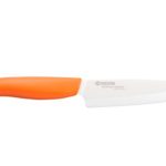 Kyocera Advanced Ceramic Revolution Series 4.5-inch Utility Knife, Orange Handle, White Blade