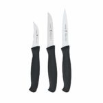 J.A. HENCKELS INTERNATIONAL Kitchen Elements 3-pc Paring Knife Set, Black