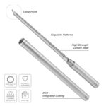 Treszen Stainless Steel Blade, All Steel Solid Handle for Home Use, Outdoor Camping, Fishing Pocket Knife, Survival Tactical Knife, 9.5 Inch – Silver