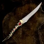 HandMade Medieval Movie Replica Catpaw Dagger Aryya Stark Knife with Table Stand