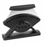 5.9inch Pizza Cutter Slicer Rocker Chopper Knife with Stand Blade Cover, Stainless Steel Sharp Mezzaluna Chopping Rocking Mincing Knife for Salads Veggies Herbs Meats Pizza