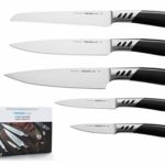 TRENDS home 5 Pc Kitchen Knife Set, Quality ultra sharp forged & perfectly weighted stainless steel knives kitchen set. gift boxed kitchen knives set. Ideal gift kitchen knife sets