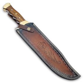 WARIVO KNIFE Handmade D2 Steel 18 Inches Large Bowie Knife, Full Tang ...