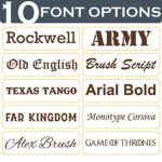 Set of 10 – Personalized Pocket Knife w/Name & Date, 10 Font Option – Personalized 8-Function Multi-Tool Pocket Knives, Custom Engraved Knives, Groomsmen Gift, Gift for Him