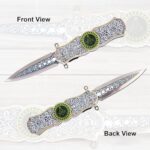 Masonic Folding Knife with Fidget Spinner, Crafted, Durable Tool with Engraved Masonic Emblems for Everyday Use, Ceremonial Purposes, & Collectors, Craftsmanship Practical Design (Camo)