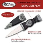 Scottish Sgian Dubh 2 Piece Knife Set